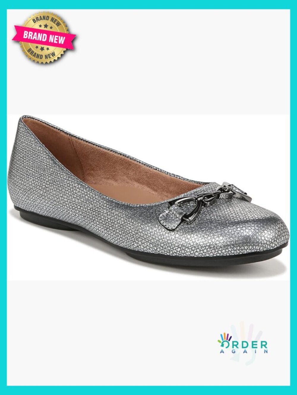 Women's Ballet Flats Slip On Comfort Classic Chain Detail Round Toe Fall Loafers
